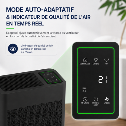 Purificateur d'air HEPA Airéa Max | Noir