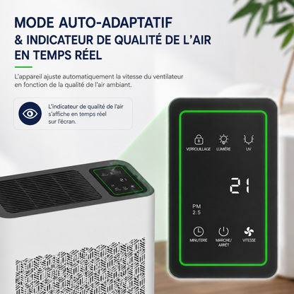 Purificateur d'air HEPA Airéa Max | Blanc