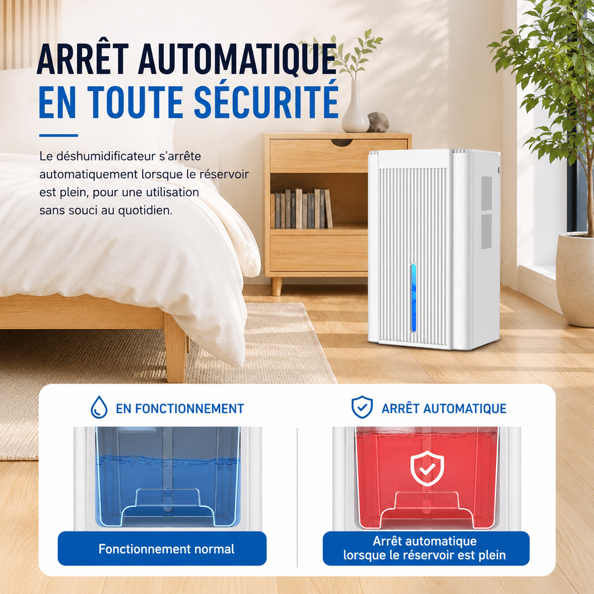 Déshumidificateur d'air Séréna | Blanc
