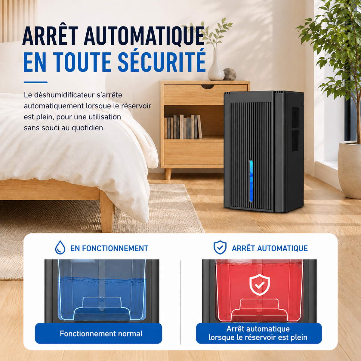 Déshumidificateur d'air Séréna | Noir