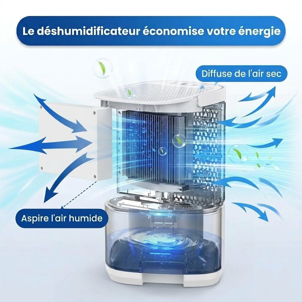 Déshumidificateur d'air Élia | Blanc