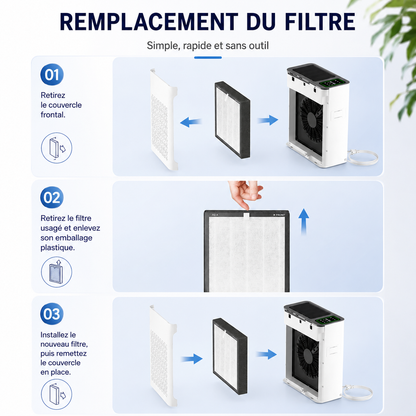 Purificateur d'air HEPA Airéa Max | Blanc